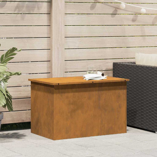 Lauko saugojimo dėžė Rūdijanti 80 x 50,5 x 50 cm Plienas