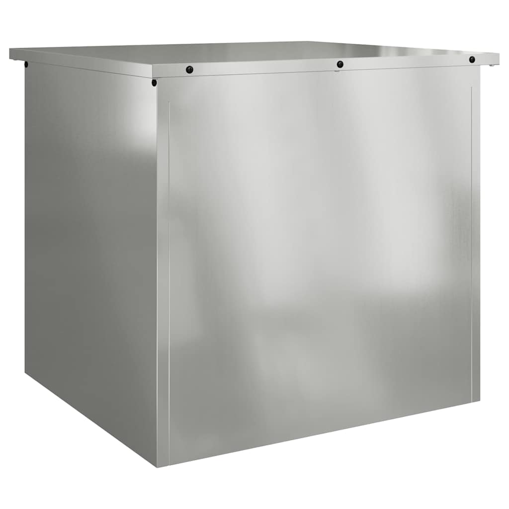 Lauko saugojimo dėžė Sidabro 55 x 50,5 x 50 cm Plienas