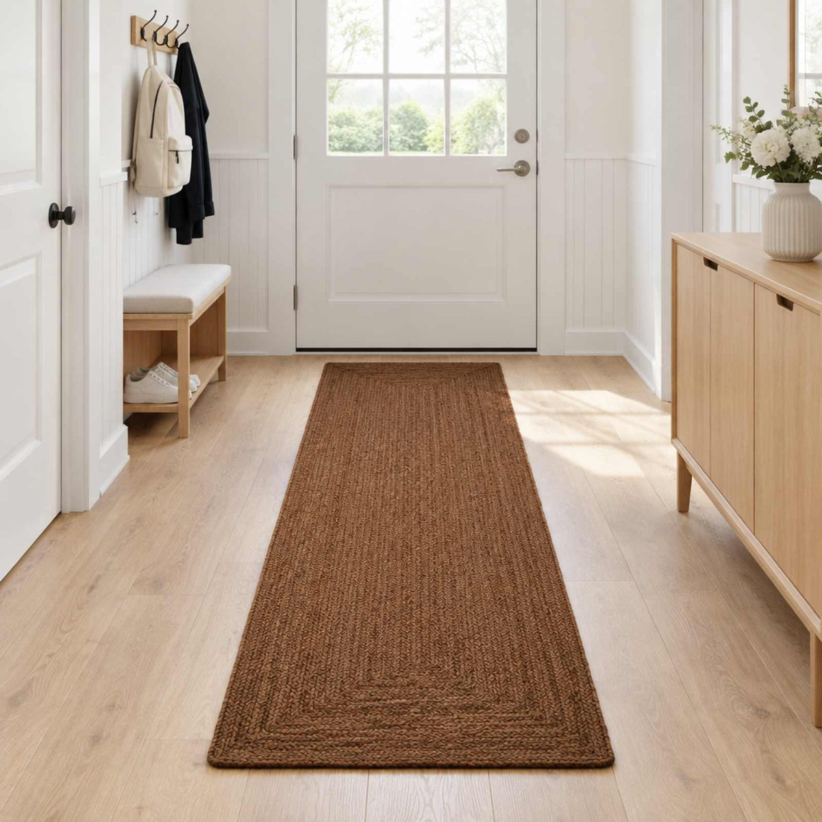 Kilimas Pilka 60 x 250 cm Džiutas
