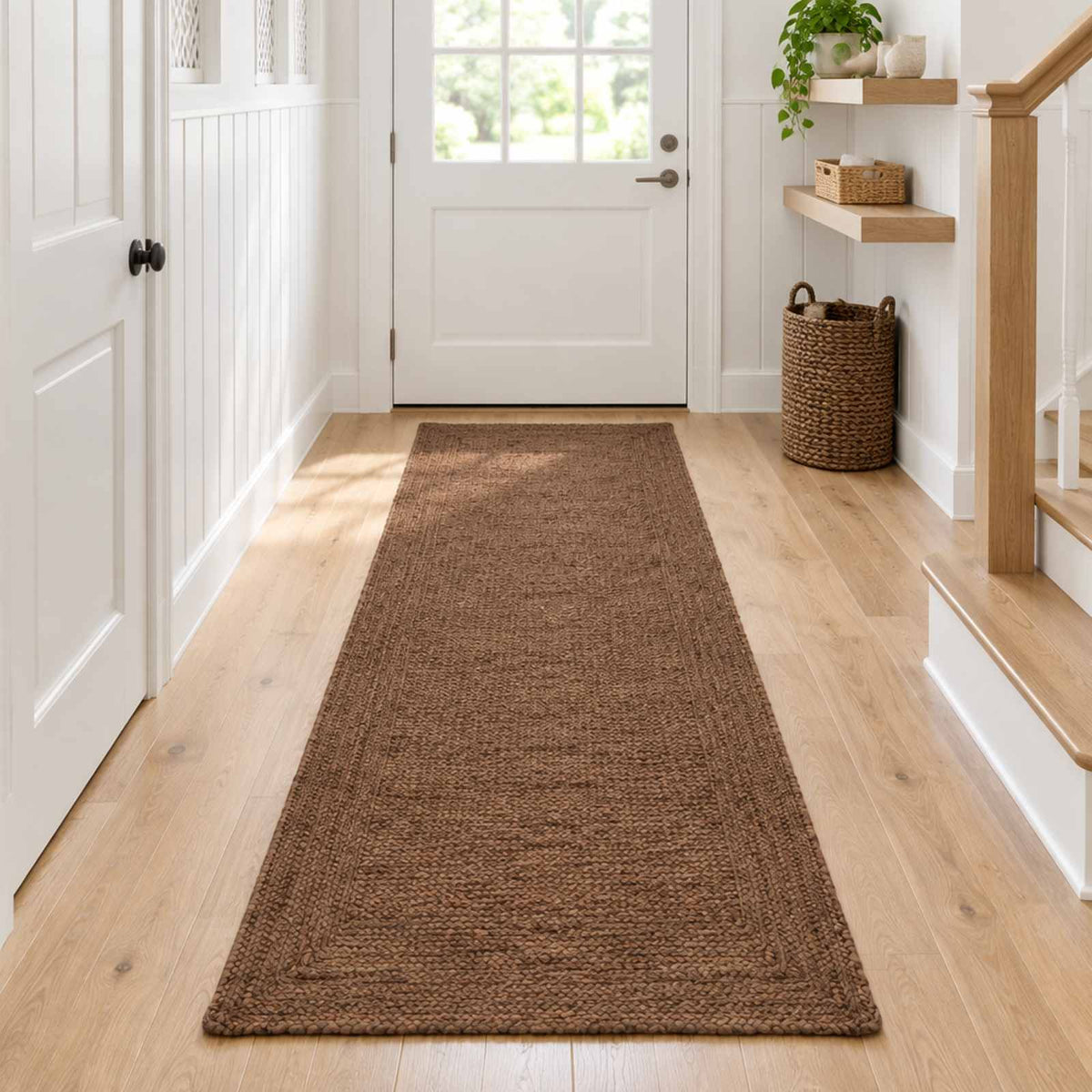 Kilimas Pilka 80 x 300 cm Džiutas