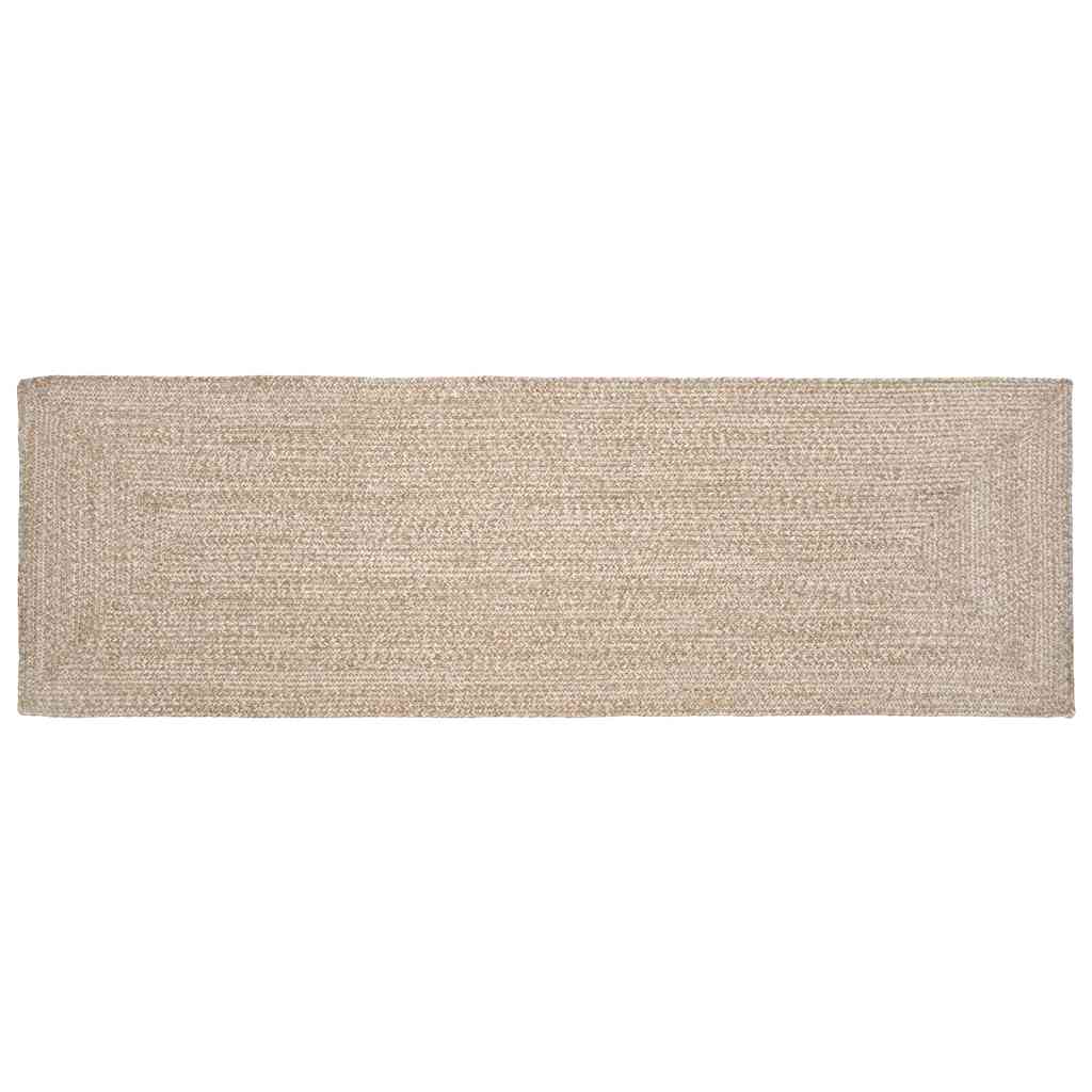 Kilimas Natūrali ir balta 60 x 250 cm Džiutas