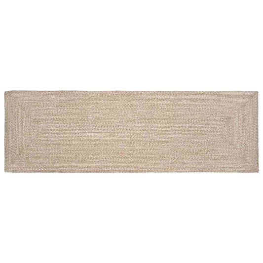 Zoninės kiliminės dangos Natūrali ir Balta 80 x 200 cm Džiutas