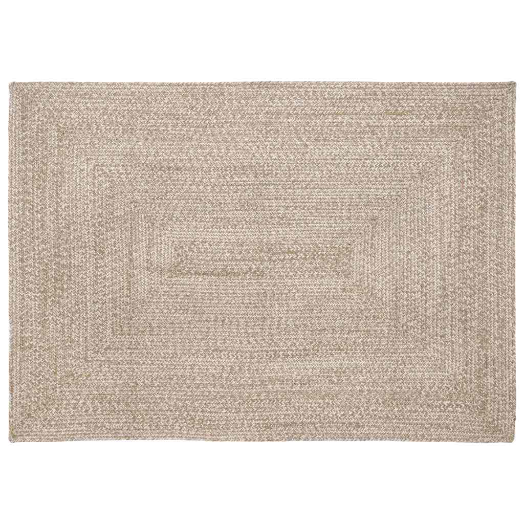 Kilimas Natūrali ir balta 140 x 200 cm Džiutas