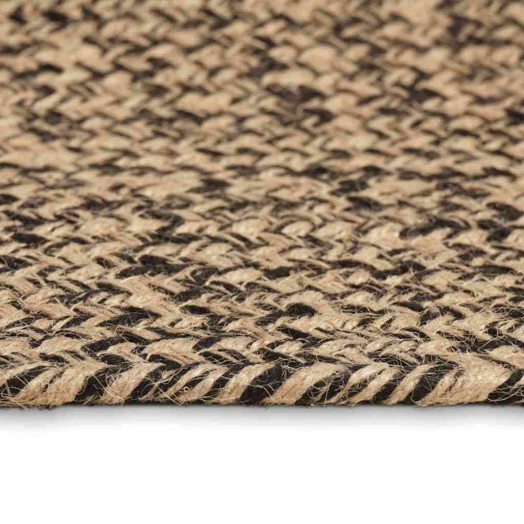 Zoninės kiliminės dangos Natūrali ir juoda 60 x 200 cm Džiutas