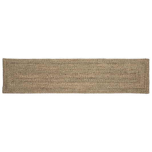 Zoninės kiliminės dangos Natūrali ir juoda 60 x 200 cm Džiutas