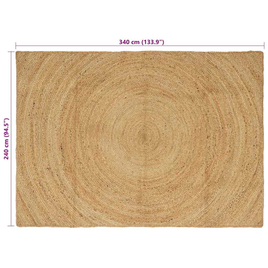 Kilimas Ruda 240 x 340 cm Džiutas