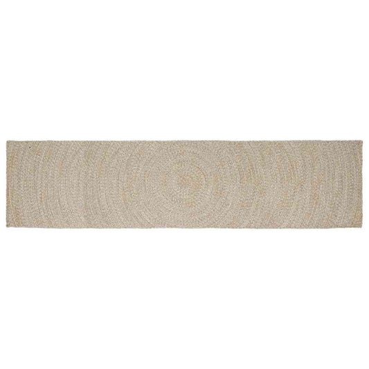 Kilimas Natūrali ir Balta 60 x 400 cm Džiutas