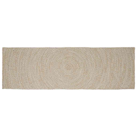 Zoninės kiliminės dangos Natūrali ir Balta 80 x 300 cm Džiutas