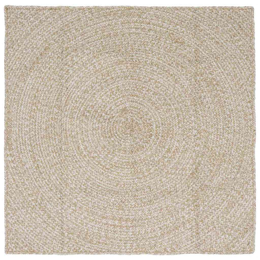 Zoninės kiliminės dangos Natūrali ir Balta 120 x 120 cm Džiutas