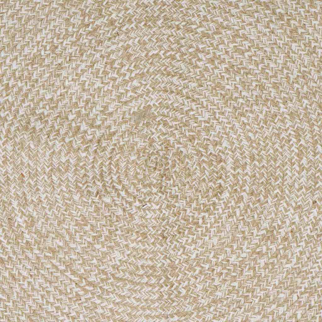 Zoninės kiliminės dangos Natūrali ir Balta 160 x 230 cm Džiutas