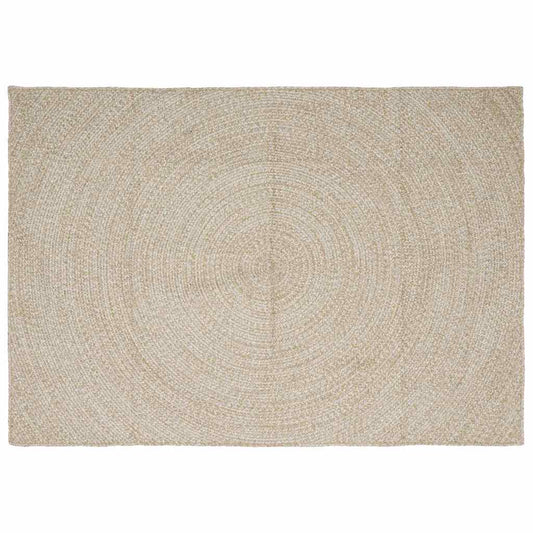 Zoninės kiliminės dangos Natūrali ir Balta 160 x 230 cm Džiutas