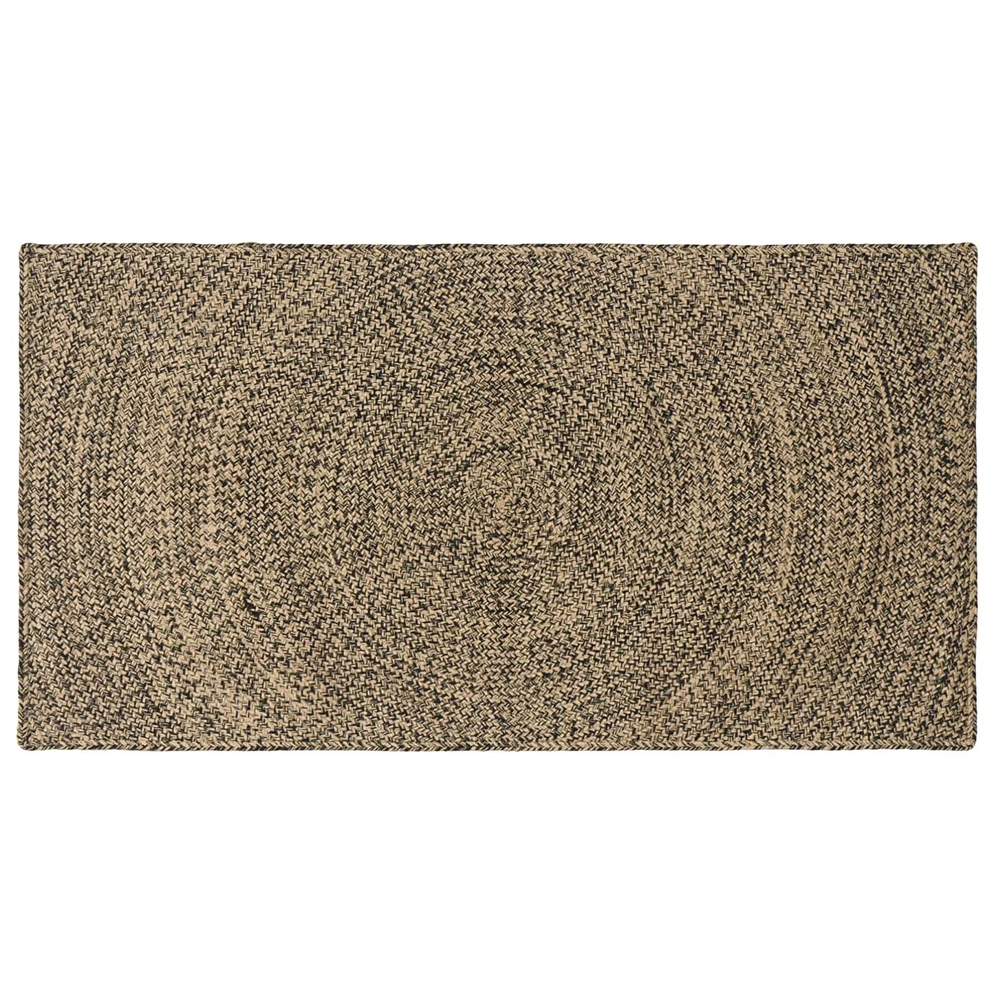 Zoninės kiliminės dangos Natūrali ir juoda 60 x 110 cm Džiutas