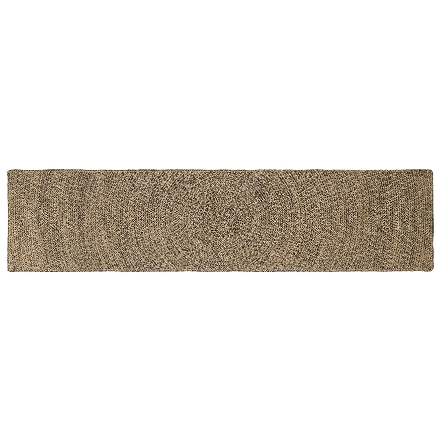 Zoninės kiliminės dangos Natūrali ir juoda 60 x 300 cm Džiutas