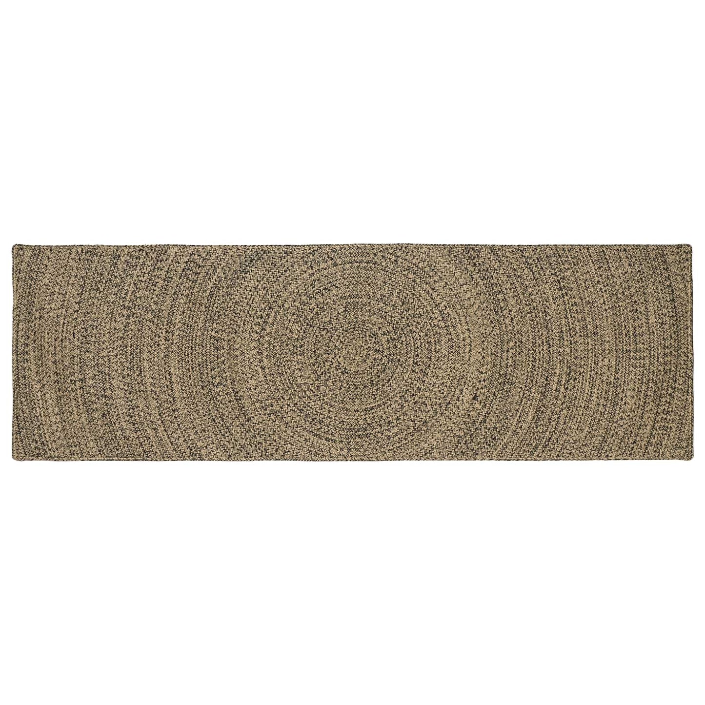 Zoninės kiliminės dangos Natūrali ir juoda 80 x 300 cm Džiutas