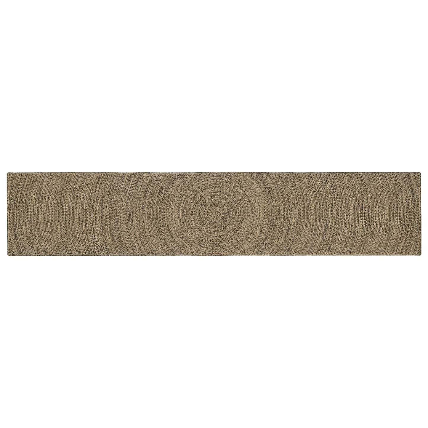 Zoninės kiliminės dangos Natūrali ir juoda 80 x 400 cm Džiutas