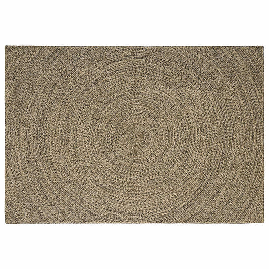 Zoninės kiliminės dangos Natūrali ir juoda 200 x 290 cm Džiutas