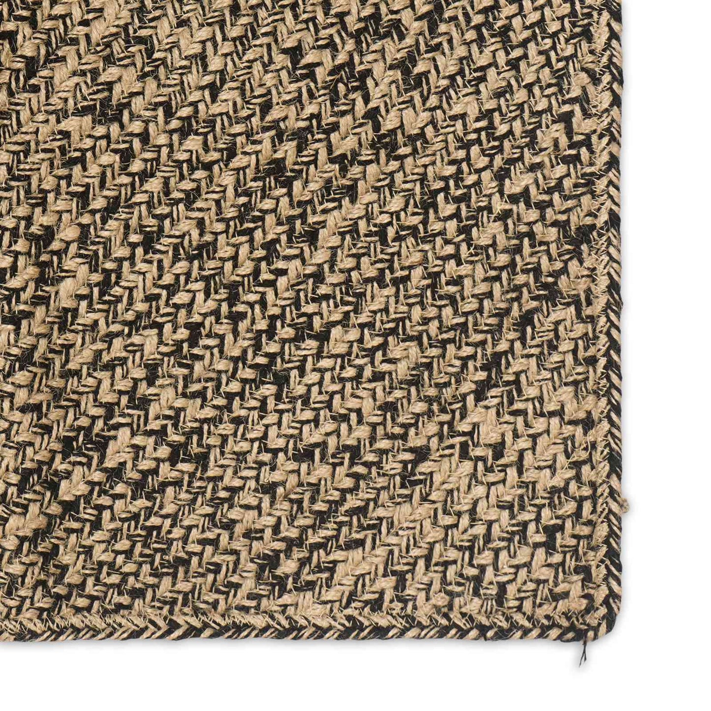 Zoninės kiliminės dangos Natūrali ir juoda 300 x 300 cm Džiutas