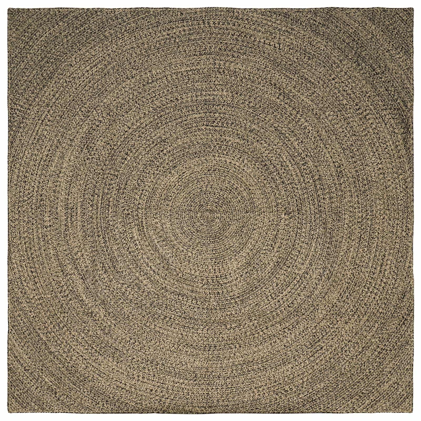 Zoninės kiliminės dangos Natūrali ir juoda 300 x 300 cm Džiutas