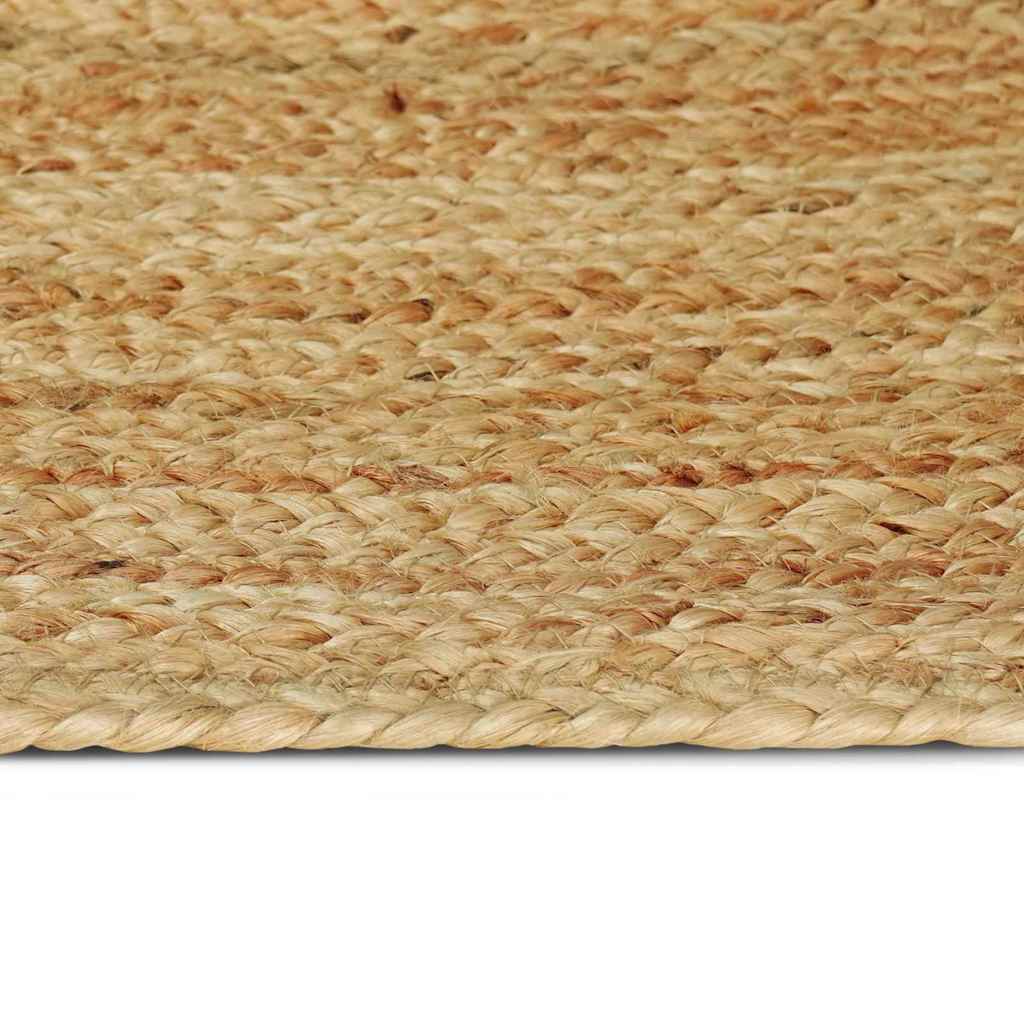 Kilimas Natūrali ir juoda 300 x 300 cm Džiutas