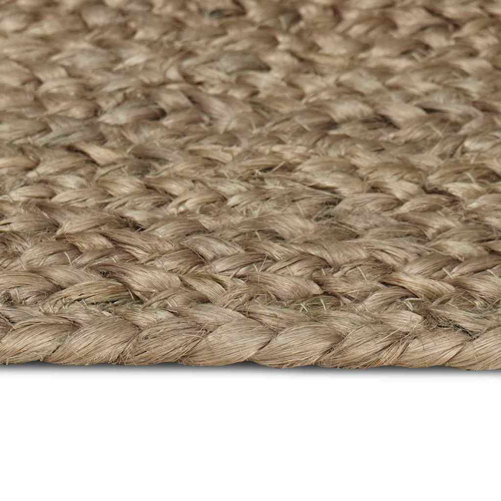 Kilimas Natūrali ir juoda 300 x 300 cm Džiutas