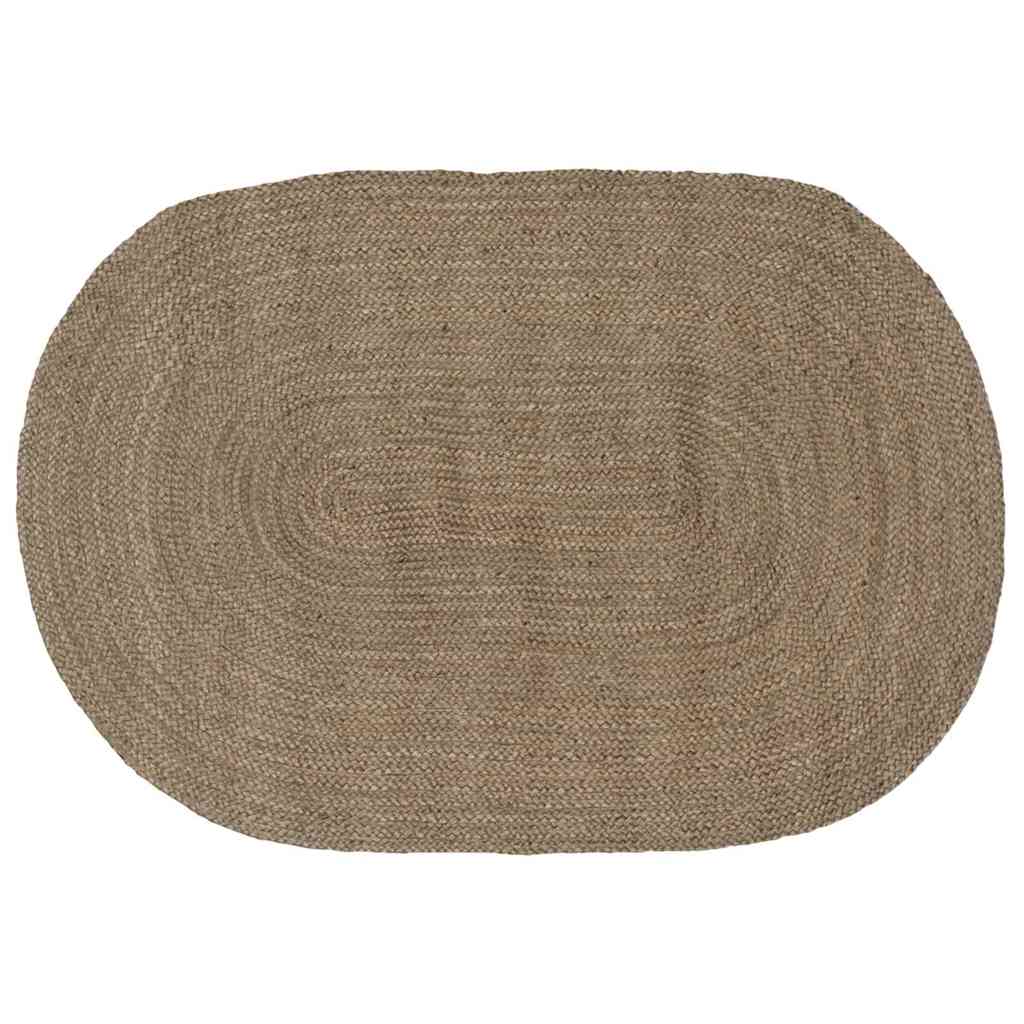 Kilimas Natūrali ir juoda 300 x 300 cm Džiutas