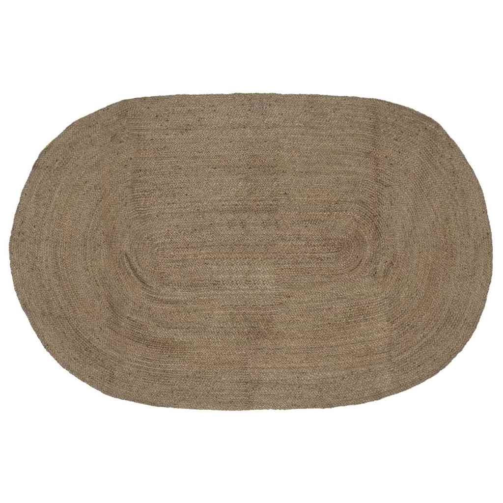 Kilimas Natūrali ir juoda 300 x 300 cm Džiutas