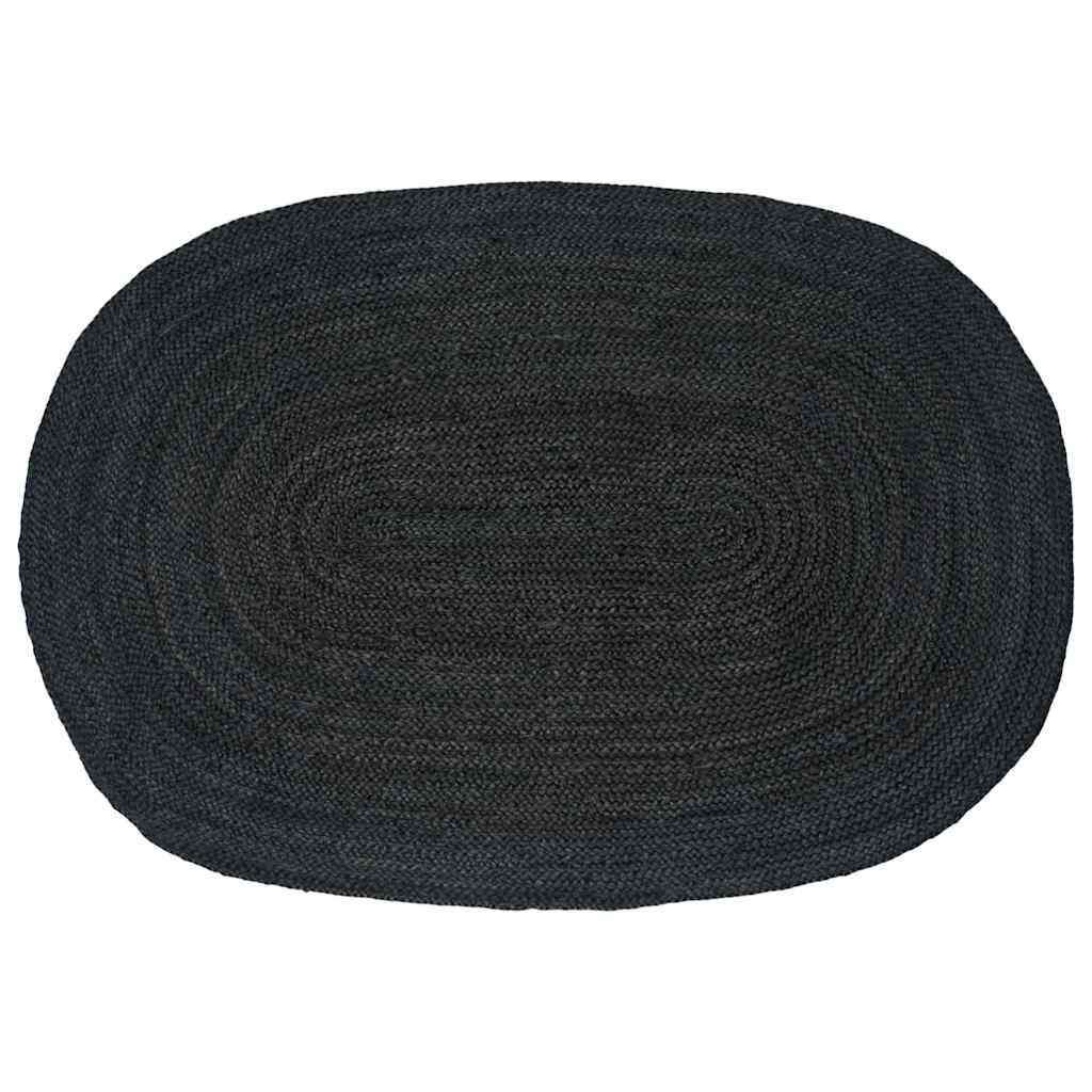 Kilimas Natūrali ir juoda 300 x 300 cm Džiutas