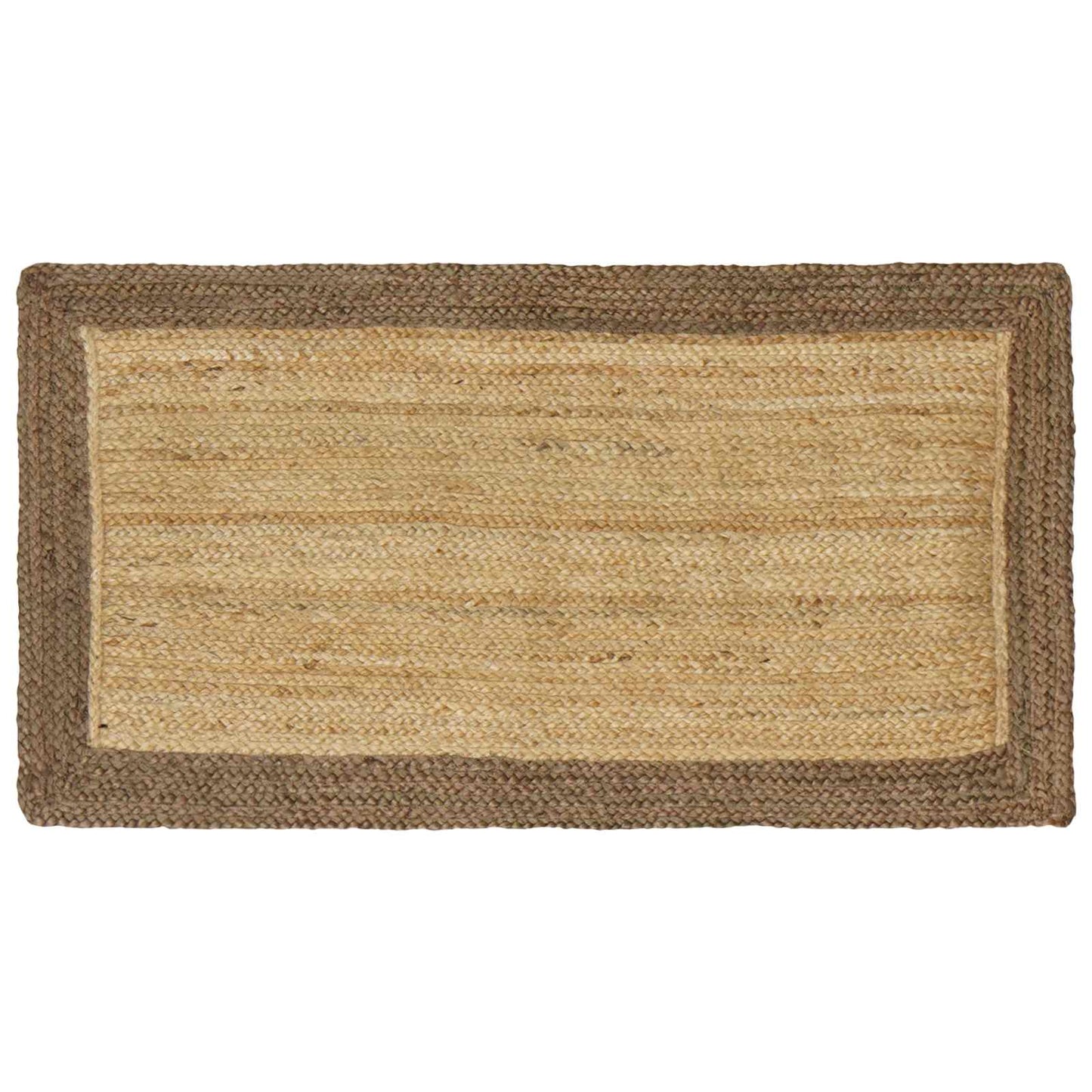 Zoninės kiliminės dangos Natūrali ir pilka 60 x 110 cm Džiutas
