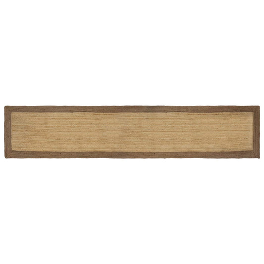 Zoninės kiliminės dangos Natūrali ir pilka 80 x 400 cm Džiutas