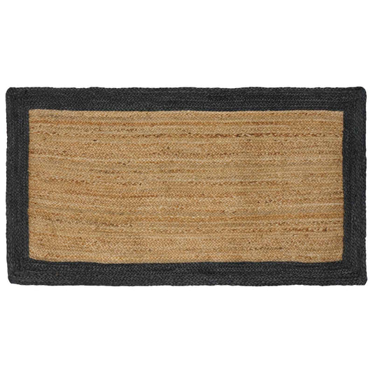 Zoninės kiliminės dangos Natūrali ir tamsiai pilka 80 x 150 cm