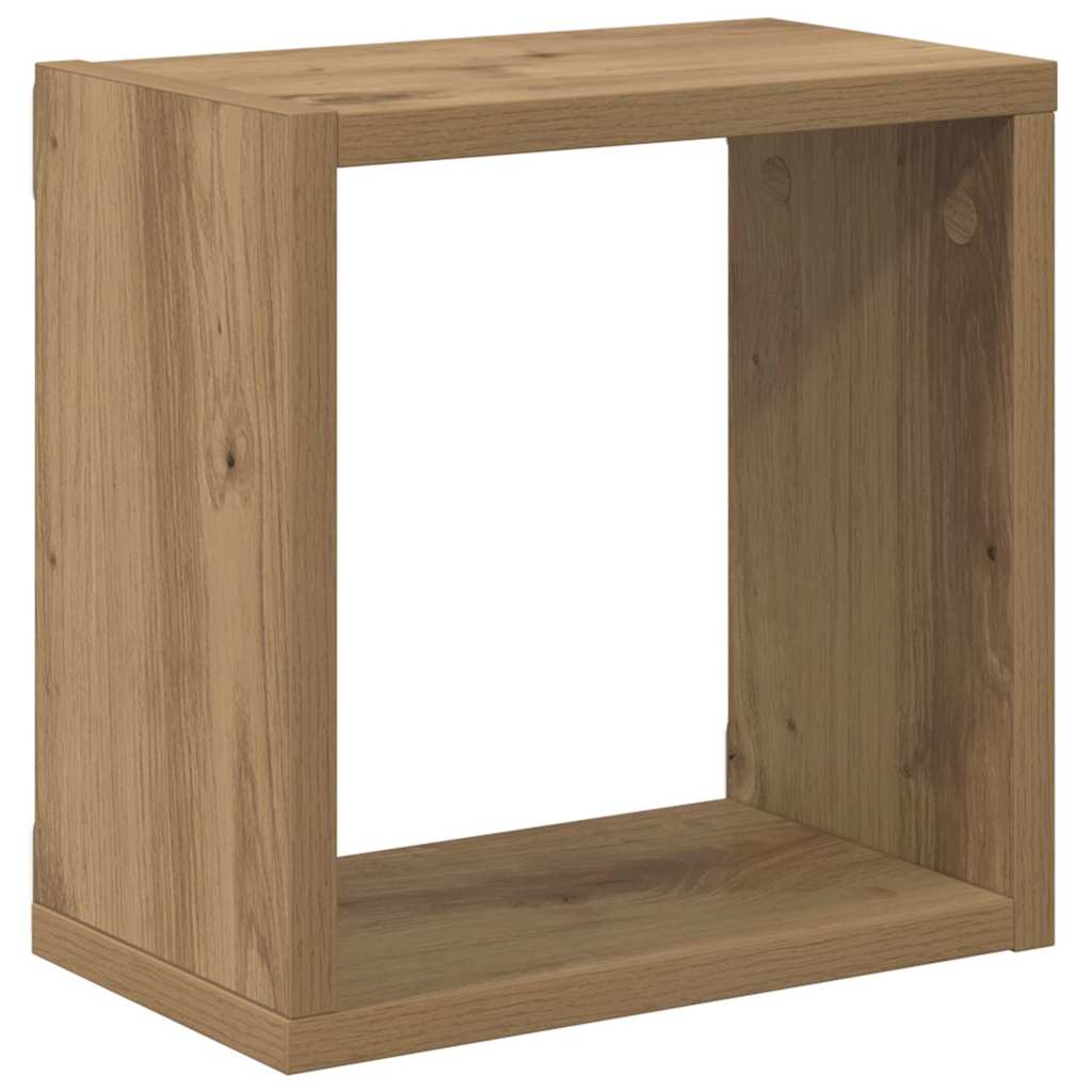 Sieninės lentynos 2 pcs artisano ąžuolo 26 x 15 x 26 cm