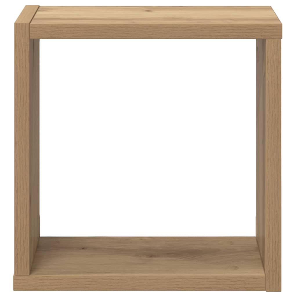 Sieninės lentynos 2 pcs artisano ąžuolo 26 x 15 x 26 cm