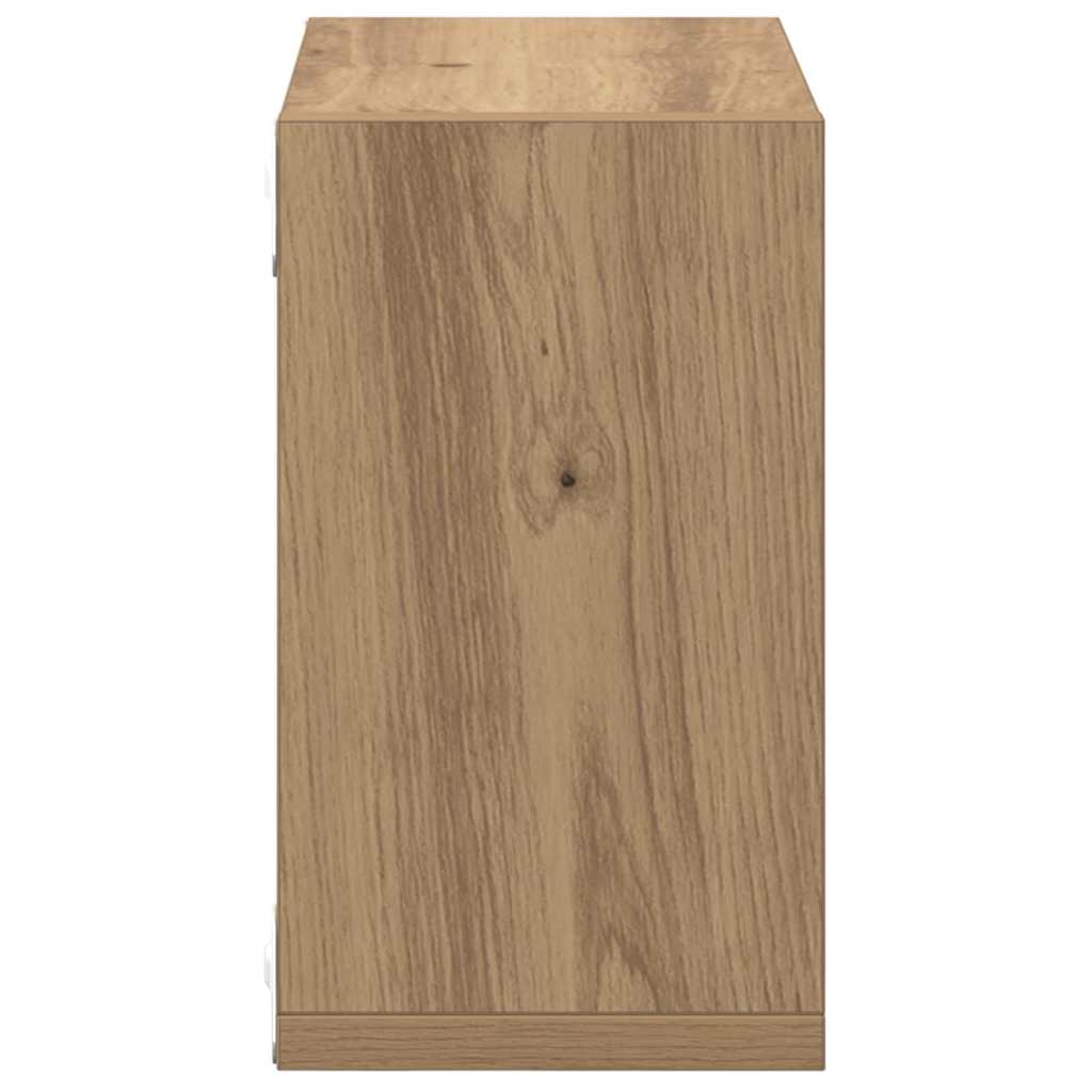 Sieninės lentynos 2 pcs artisano ąžuolo 26 x 15 x 26 cm