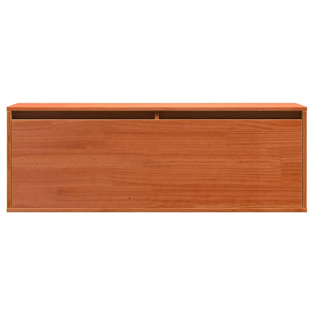 Sieninė spintelė su lentyna Vaško ruda 100 x 30 x 35 cm