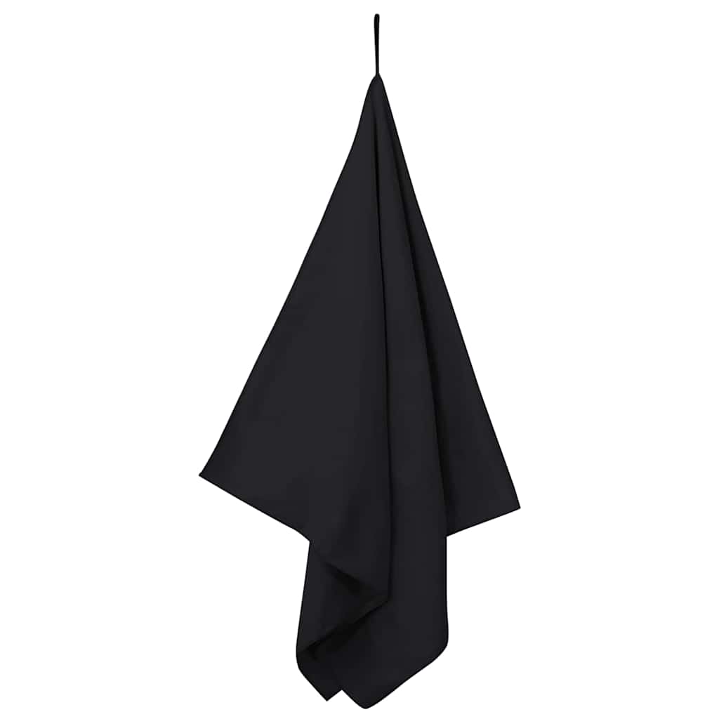 Sportiniai rankšluosčiai 2 pcs Juoda 140 x 70 cm