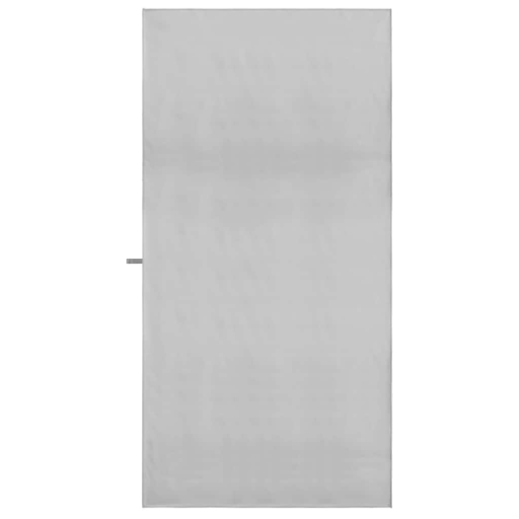 Sportiniai rankšluosčiai 2 pcs Pilka 180 x 90 cm