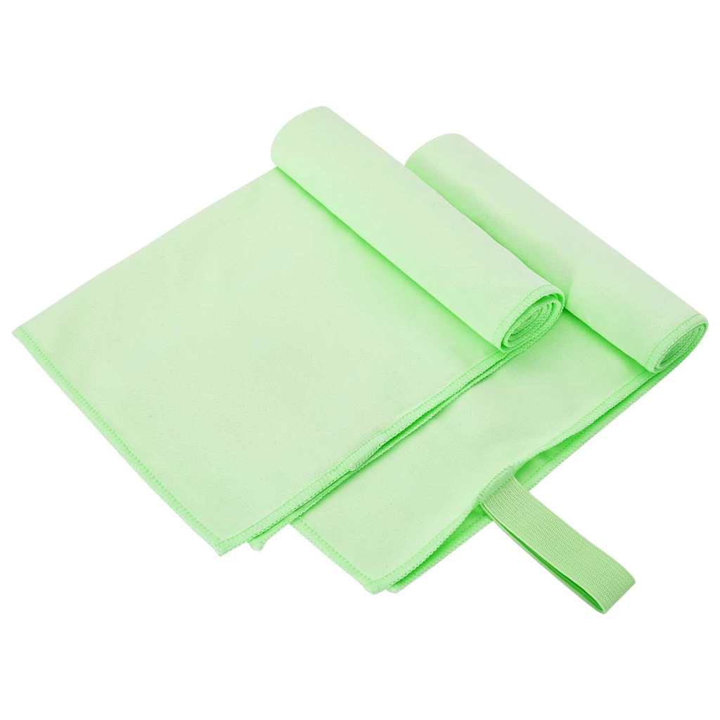 Sportiniai rankšluosčiai 2 pcs Žalia 50 x 30 cm
