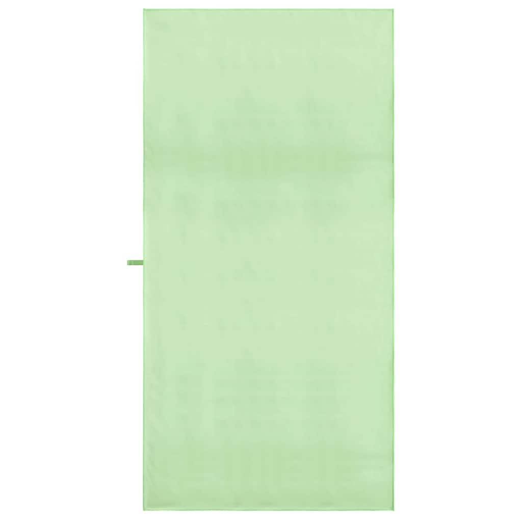 Sportiniai rankšluosčiai 2 pcs Žalia 180 x 90 cm