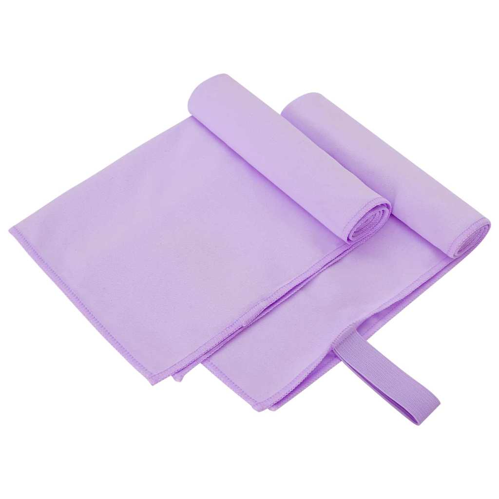 Sportiniai rankšluosčiai 2 pcs Violetinė 50 x 30 cm