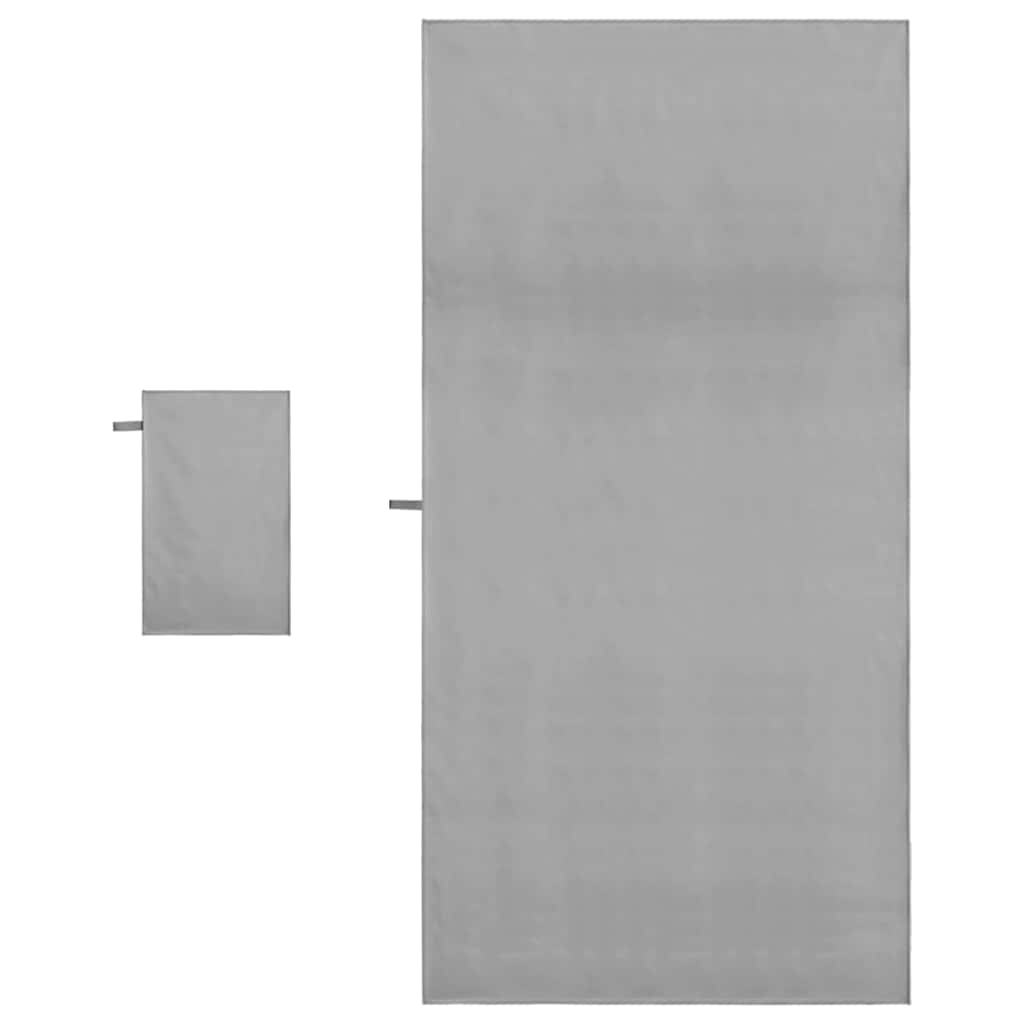 Sporto rankšluosčių rinkinys 2 pcs Tamsiai pilka audinys