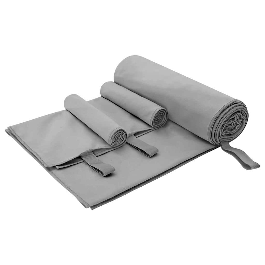 Sporto rankšluosčių rinkinys 3 pcs Tamsiai pilka