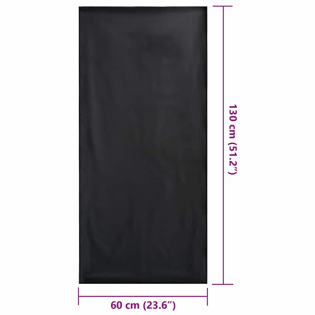 Lauko Kėdžių Rankšluosčiai 2 pcs Juoda 130 x 60 cm
