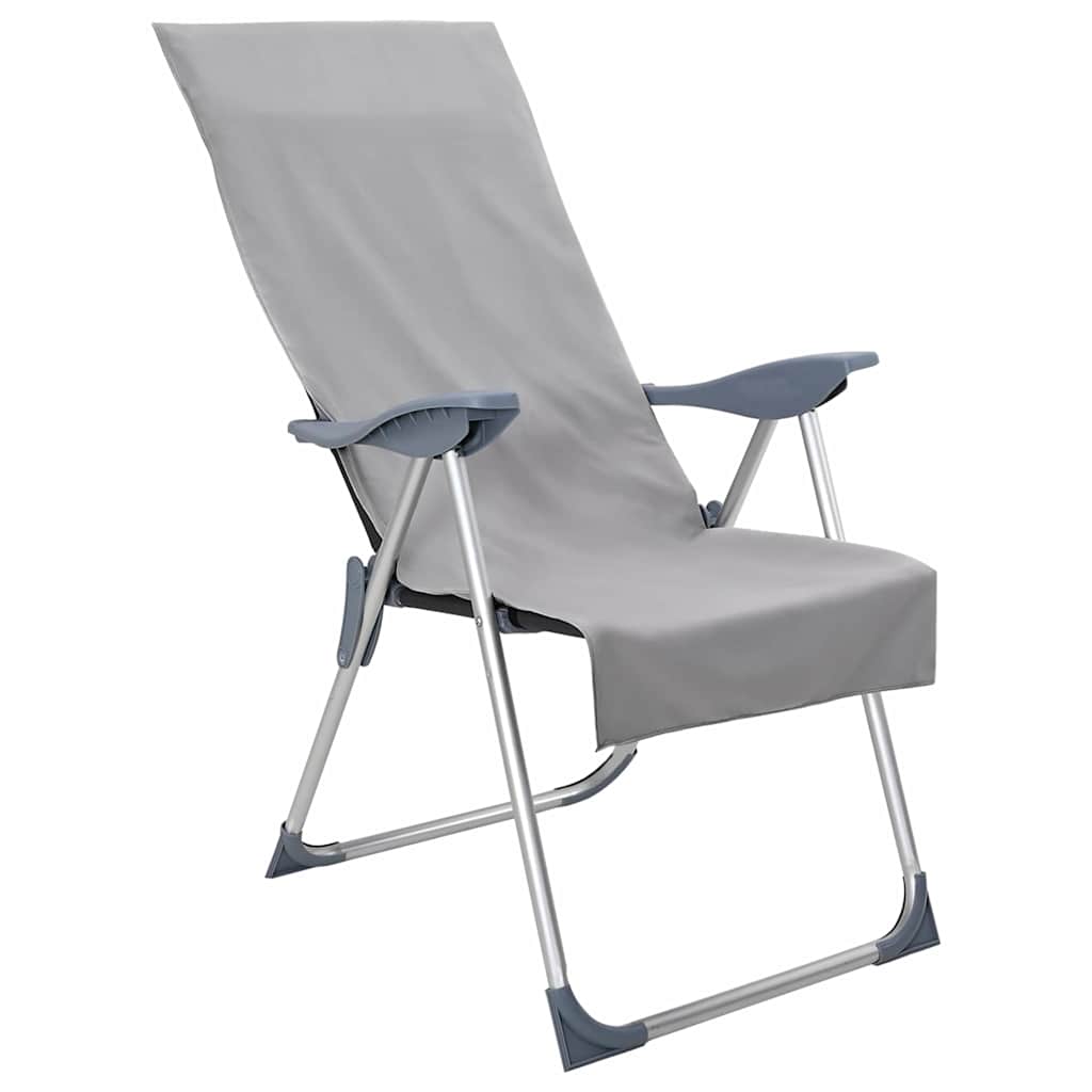 Lauko Kėdžių Rankšluosčiai 2 pcs Tamsiai pilka 130 x 60 cm