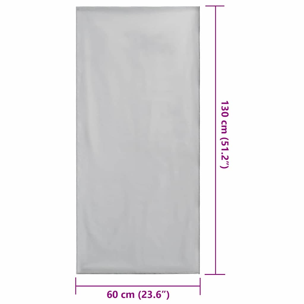 Lauko Kėdžių Rankšluosčiai 2 pcs Pilka 130 x 60 cm