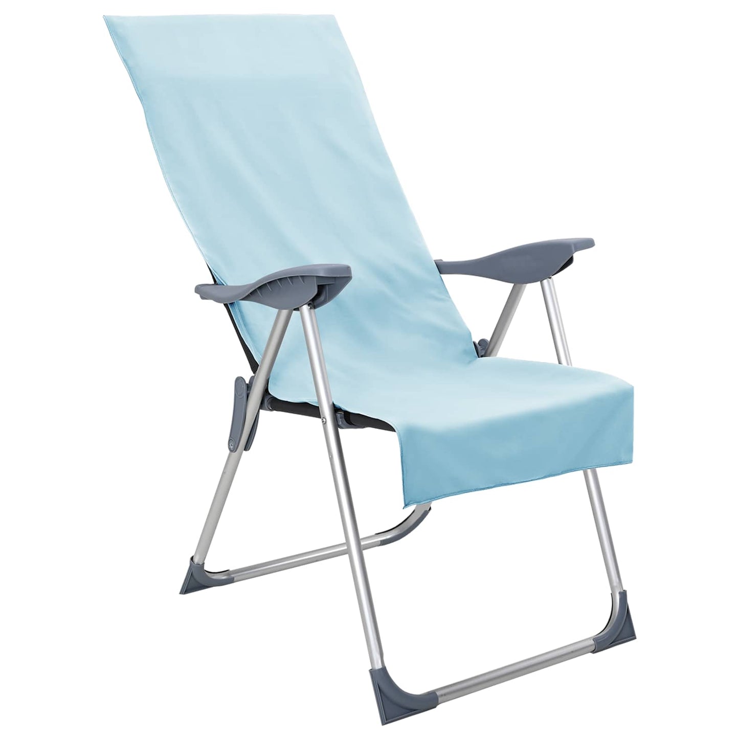 Lauko Kėdžių Rankšluosčiai 2 pcs Mėlyna 130 x 60 cm