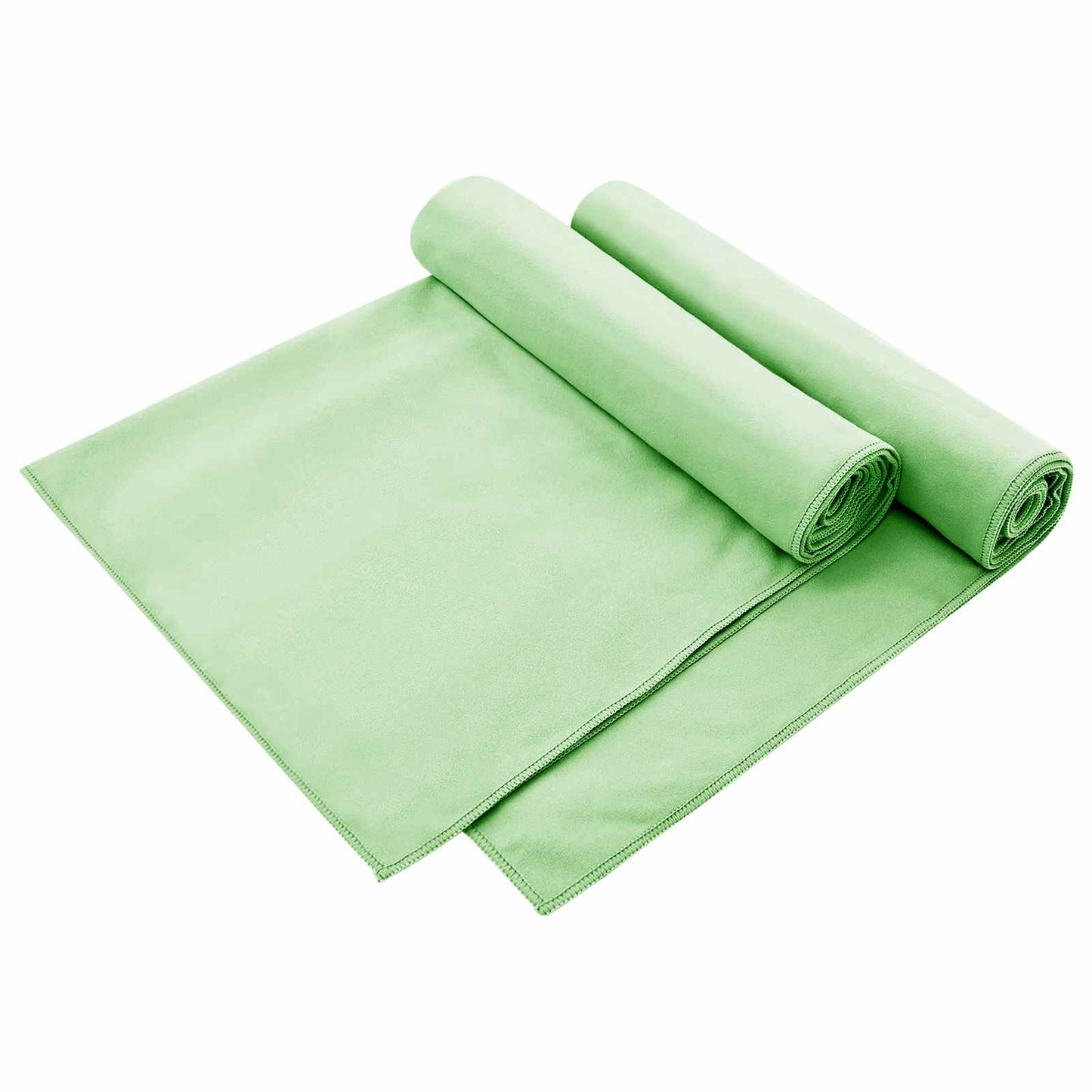 Lauko Kėdžių Rankšluosčiai 2 pcs Žalia 130 x 60 cm