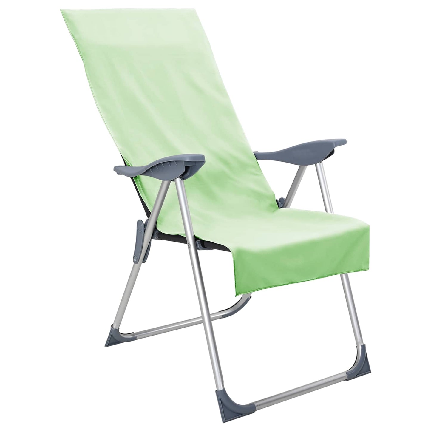 Lauko Kėdžių Rankšluosčiai 2 pcs Žalia 130 x 60 cm