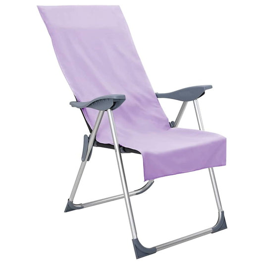 Lauko Kėdžių Rankšluosčiai 2 pcs Violetinė 130 x 60 cm