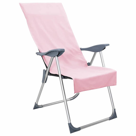 Lauko Kėdžių Rankšluosčiai 2 pcs Rožinė 130 x 60 cm