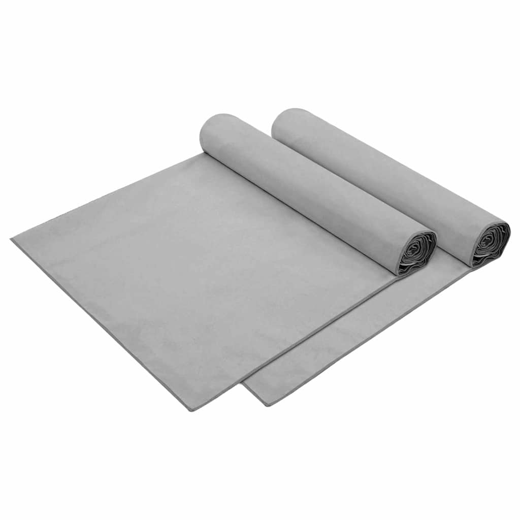 Gulinčio rankšluosčiai 2 pcs Tamsiai pilka 210 x 75 cm